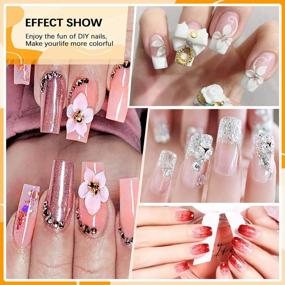 img 2 attached to Morovan Acrylic Nail Kit W/ Drill - Professional Set For Beginners Glitter Powder Extension DIY Starter Set