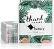 tropical flamingo thank you poly bubble mailers - 25 pack of custom designer padded envelopes for packaging and shipping - bulk #2 mailer for boutique and small business logo