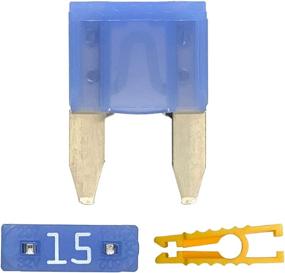 img 4 attached to 20Pcs 15A Mini Blade Fuse And 1 Fuse Puller ATC/ATO 32V 15Amp Fast Blow For Automotive Car Truck SUV