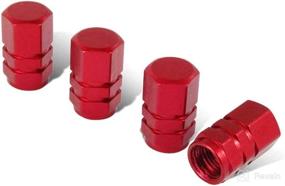 img 3 attached to IJDMTOY Aluminum Tire Valve Hexagon Tires & Wheels for Accessories & Parts