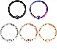 peaklink seamless clicker ring - the ultimate nose, septum, and helix piercing jewelry logo