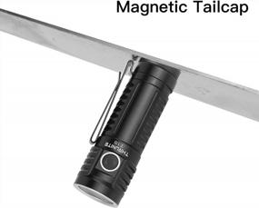 img 1 attached to Powerful And Convenient ThruNite T1S USB-C Rechargeable Flashlight With Magnetic Tailcap And SST40 LED - Black CW