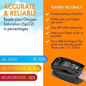 img 1 attached to Fingertip Pulse Oximeter With Heart Rate Detection And Digital Display - Keep Track Of Blood Oxygen Levels Anywhere, Anytime!