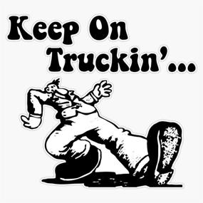 img 2 attached to Наклейка на бампер Keep Truckin KRIS RETRO STICKERS 428