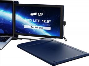 img 4 attached to Duex Portable Upgraded Extender Compatible 12.5", 1920X1080P, 60Hz, USB Monitor: Enhance Laptop Productivity with Duex Lite Set Sail Blue HD Portable Screen