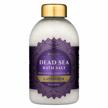 organic lavender bath salt from bokek - dead sea salt scented with certified essential oil, 20 oz jar logo