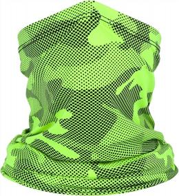 img 4 attached to Halloween Camo Balaclava Face Mask: Reusable, Breathable Headwear And Neck Gaiter By VIILOCK