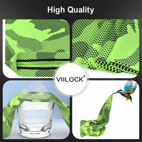 img 3 attached to Halloween Camo Balaclava Face Mask: Reusable, Breathable Headwear And Neck Gaiter By VIILOCK