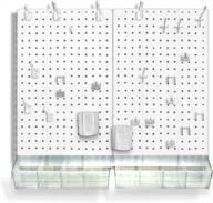 🗂️ efficiently organize your space with azar 900945 wht pegboard organizer in white logo