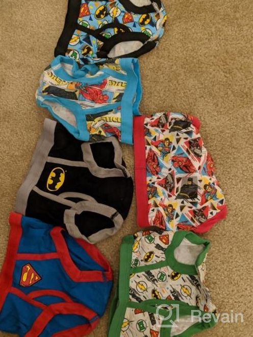 img 1 attached to Boys' Toddler Justice League 7-Pack Logo Briefs by DC Comics review by Marvin Perry