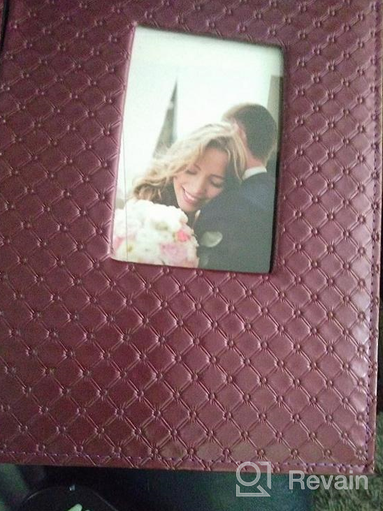 img 1 attached to 300 Photos Family Album - PU Leather Cover, 3 Per Page 4X6 Horizontal Picture Book For Wedding Anniversary Baby Holiday (Gray) review by Melissa Jones