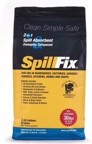 img 4 attached to SPILLFIX - 2-In-1 Organic Spill Absorbent And Sweeping Compound In A 9L Bag - Easy-To-Use, Safe, And Versatile Absorbent For Hazardous And Non-Hazardous Spills