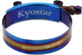 img 1 attached to Adjustable T-Bolt Hose Clamp - Kyostar 1.75" Diameter Ranger In Stainless Steel With Titanium Blue Finish (45-53Mm)