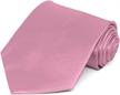 tiemart blush solid color necktie men's accessories good in ties, cummerbunds & pocket squares logo