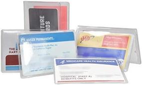 img 4 attached to Organize Your Life With Medicare Combo 2 Wallets For Business And Credit Cards - Made In The USA