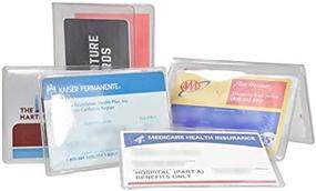 img 3 attached to Организуйте свою жизнь с помощью кошельков Medicare Combo 2 для деловых и кредитных карт - сделано в США