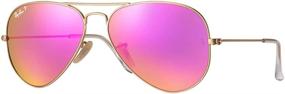 img 1 attached to Ray Ban RB3025 Cyclamen Polarized Sunglasses