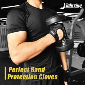 img 2 attached to Fitness Gloves For Men And Women - Ideal For Gym Training, Weight Lifting, Crossfit, Bodybuilding