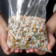 🏞️ premium 6lb mixed pebbles gravel with pastel accents - ideal for plant aquariums, landscaping, vase fillers logo