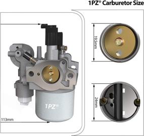 img 2 attached to 🔥 Высокопроизводительный карбюратор 1PZ UMS-101: Идеален для двигателя Subaru Robin EX13 EX17 EX17D SP17 SP170 277-62301-30 277-62302-50.