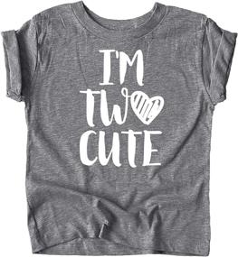 img 2 attached to Adorable Olive Loves Apple Birthday Girls' Tops, Tees & Blouses for Toddlers