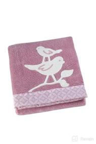img 1 attached to 🐦 Adorable Sadie & Scout Chelsea - Pink Bird Appliqued Blanket: Perfect for Cozy Cuddles!