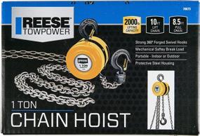 img 1 attached to Reese Towpower 7067300 Heavy-Duty 1 Ton Chain Hoist