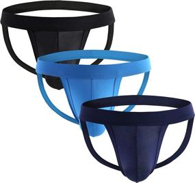 img 4 attached to Eywlwaar Athletic Supporter Jockstrap Underwear Men's Clothing , Active