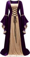 frawirshau velvet queen dresses 👗 - women's renaissance costume medieval dress logo