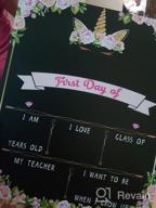 img 1 attached to Capture Your Child'S School Milestones With Our Back To School Double Sided Chalkboard Sign! review by Jerome Turner