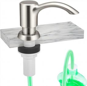 img 4 attached to Effortlessly Streamline Your Kitchen With SAMODRA Soap Dispenser And Tube Kit: No More Bottles Or Refills Needed!