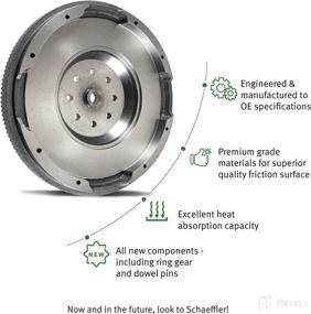 img 2 attached to Enhance Vehicle Performance with Schaeffler LuK LFW118 Flywheel & OEM RepSet Clutch Replacement Parts