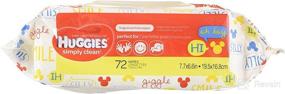 img 3 attached to 👶 Huggies Simply Clean Baby Wipes, Soft Pack, 72 Count" - Optimized Baby Wipes: Huggies Simply Clean, Soft Pack with 72 Wipes