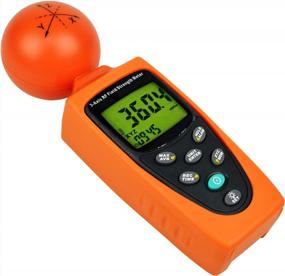 img 4 attached to Triple Axis Radio Frequency (RF) Digital Field Strength Meter EMF Radiation Cell Phones, Smart Meters, Home Inspections 50MHz ~ 3.5GHz Frequency ElectroSmog Power Meter Tester