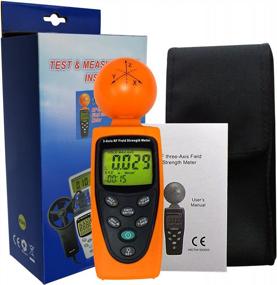 img 3 attached to Triple Axis Radio Frequency (RF) Digital Field Strength Meter EMF Radiation Cell Phones, Smart Meters, Home Inspections 50MHz ~ 3.5GHz Frequency ElectroSmog Power Meter Tester