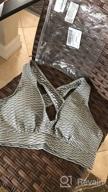 img 1 attached to Women'S Textured Middle Impact Sports Bra For Yoga, Gym Workouts & Exercise review by Scott Rangel