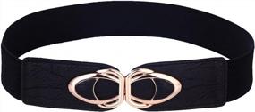 img 3 attached to Beltox Womens Elastic Stretch Fashion Women's Accessories in Belts