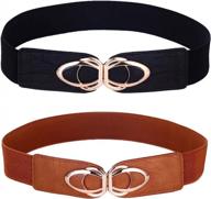 beltox womens elastic stretch fashion women's accessories in belts logo