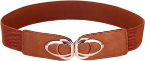 img 2 attached to Beltox Womens Elastic Stretch Fashion Women's Accessories in Belts