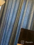 img 1 attached to DWCN Ombre Blackout Curtains: Thermal Insulated, Light Blocking & Energy Saving Privacy For Living Room Or Bedroom (2 Panels, 52 X 63 Inch Length, Navy Blue) review by Liz Garcia