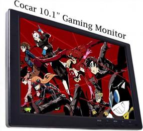 img 4 attached to 🎮 Cocar 10.1 Portable Monitor with Built-in Nintendo Speaker - GMON-10, 1280X800 Resolution, HDMI