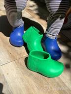 img 1 attached to 👞 Crocs Unisex Kids Handle Boots: Little Boys' Shoes with Convenient Handles review by Josue Zepeda