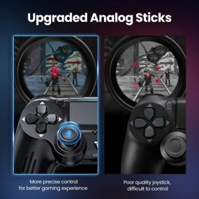 img 1 attached to P4 Wireless Controller Enhanced With 1000MAh Battery, Dual Vibration, 6-Axis Motion, Headphone Jack - Compatible With P4/Slim/Pro/PC For Optimal Gaming Experience