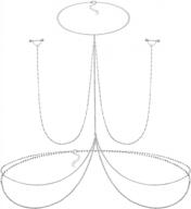 потрясающие и сексуальные кольца для сосков 14g с цепочкой для тела - jforyou piercing barbell for women логотип