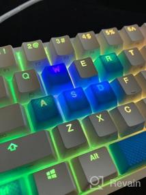 img 7 attached to Улучшите свою игру на клавиатуре с помощью набора резиновых колпачков Ducky'S из 31 предмета с подсветкой, совместимого с клавиатурами Ducky и MX; Поставляется в синем