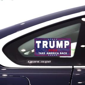 img 2 attached to SBB 3 Pack Trump 2024 Sticker, 8x4 Trump Letters Car Decal, President Donald Trump Take America Back Bumper Sticker Fadeproof Vinyl for Car, Truck, Window, Laptop