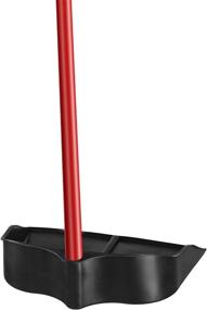 img 1 attached to 🧹 40” Long Handled Dustpan with Handle by Ravmag - Solid Natural Rubber Construction - Stand Up Design - Compatible with Any Broom/Hand Brush - Top Dustpans for Home, Lobby, and Shop