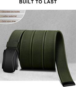 img 1 attached to Kemisant Military Tactical Stretchable Upgrated Men's Accessories ~ Belts