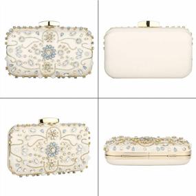 img 1 attached to Stunning Crystal Beaded Evening Clutch By Tanpell - Perfect For Weddings And Special Occasions
