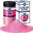 pink glitter powder for tumblers resin crafts, cosmetic nail face body painting hair - ygdz 140g 4.93oz logo